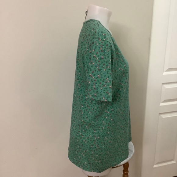 VTG Northern Reflections Cotton Floral Tee MEDIUM fits 36-38 bust - Picture 10 of 10